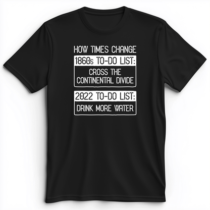 To-Do List Premium Tee Black / S