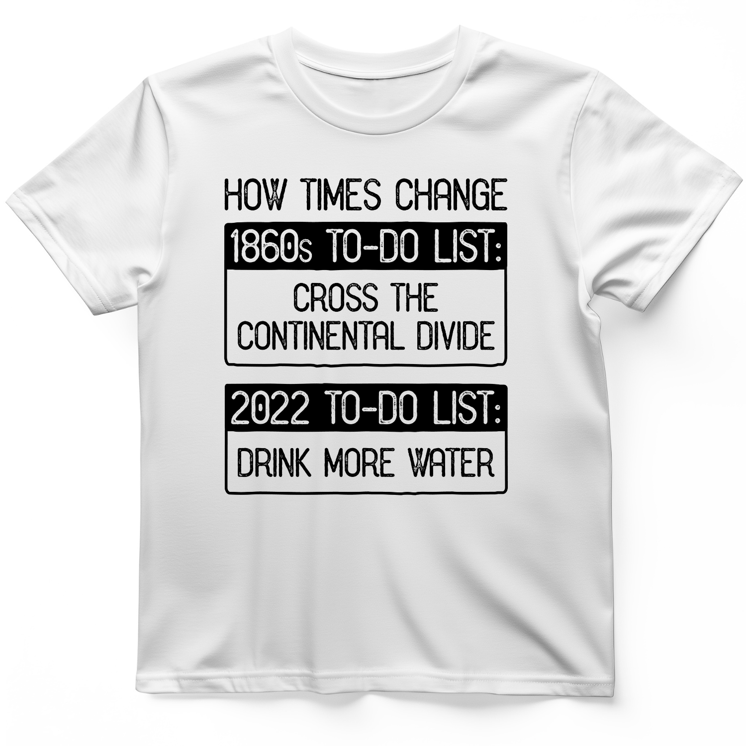 To-Do List T-Shirt White / S