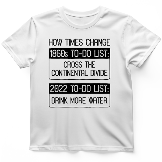 To-Do List T-Shirt White / S