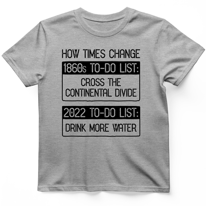 To-Do List T-Shirt Sport Grey / S