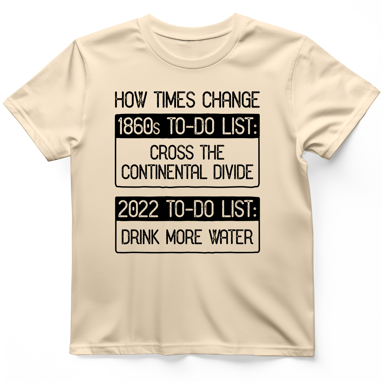 To-Do List T-Shirt Natural / S