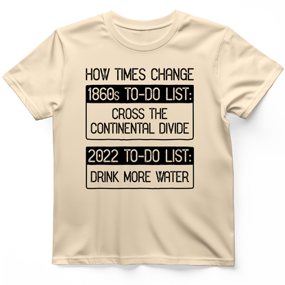 To-Do List T-Shirt Natural / S
