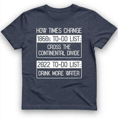 To-Do List T-Shirt Heather Navy / S