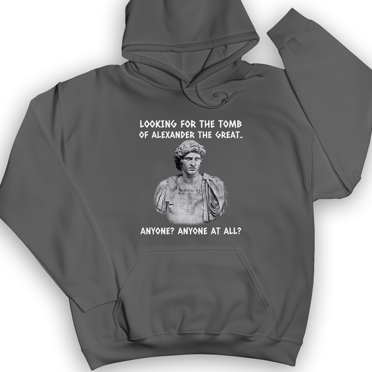Tomb Of Alexander The Great Hoodie Charcoal / S