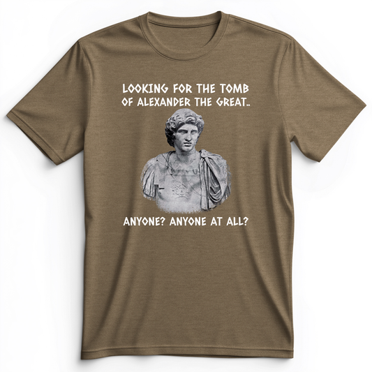 Tomb Of Alexander The Great Premium Tee Heather Olive / S