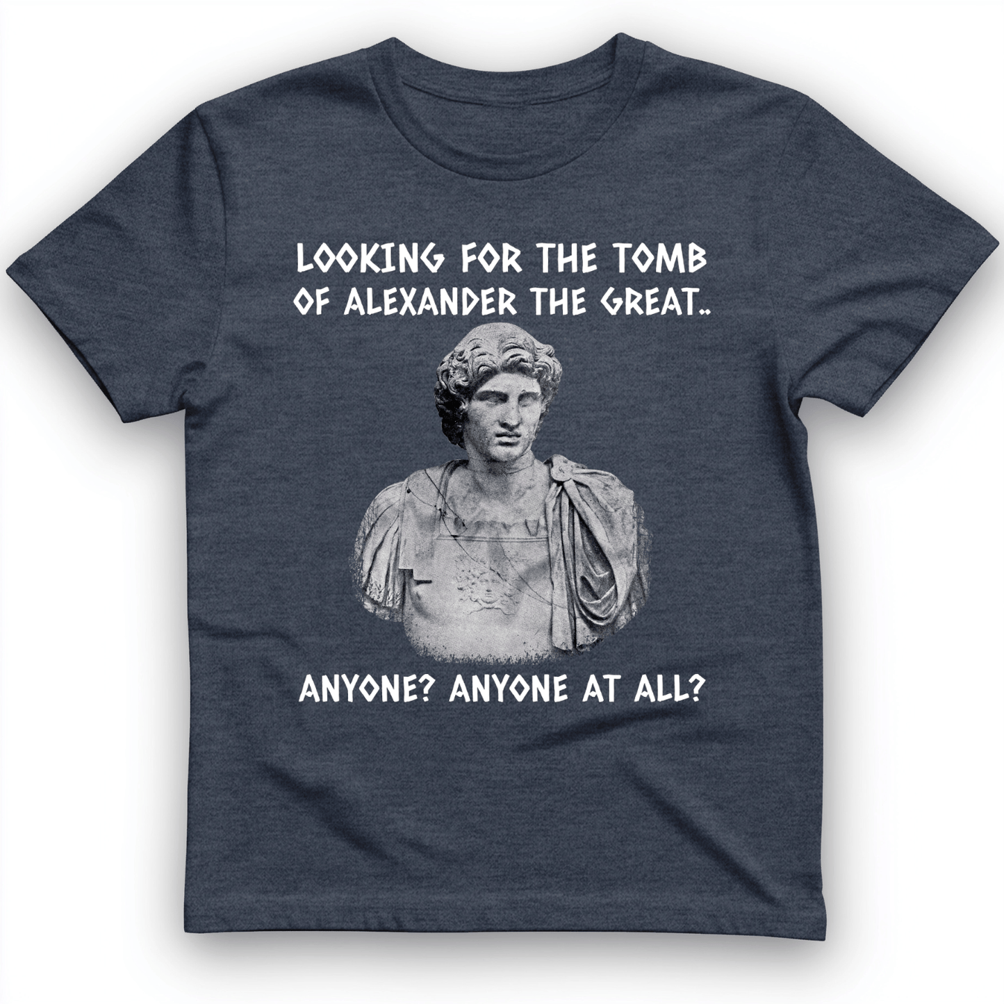 Tomb Of Alexander The Great T-Shirt Heather Navy / S