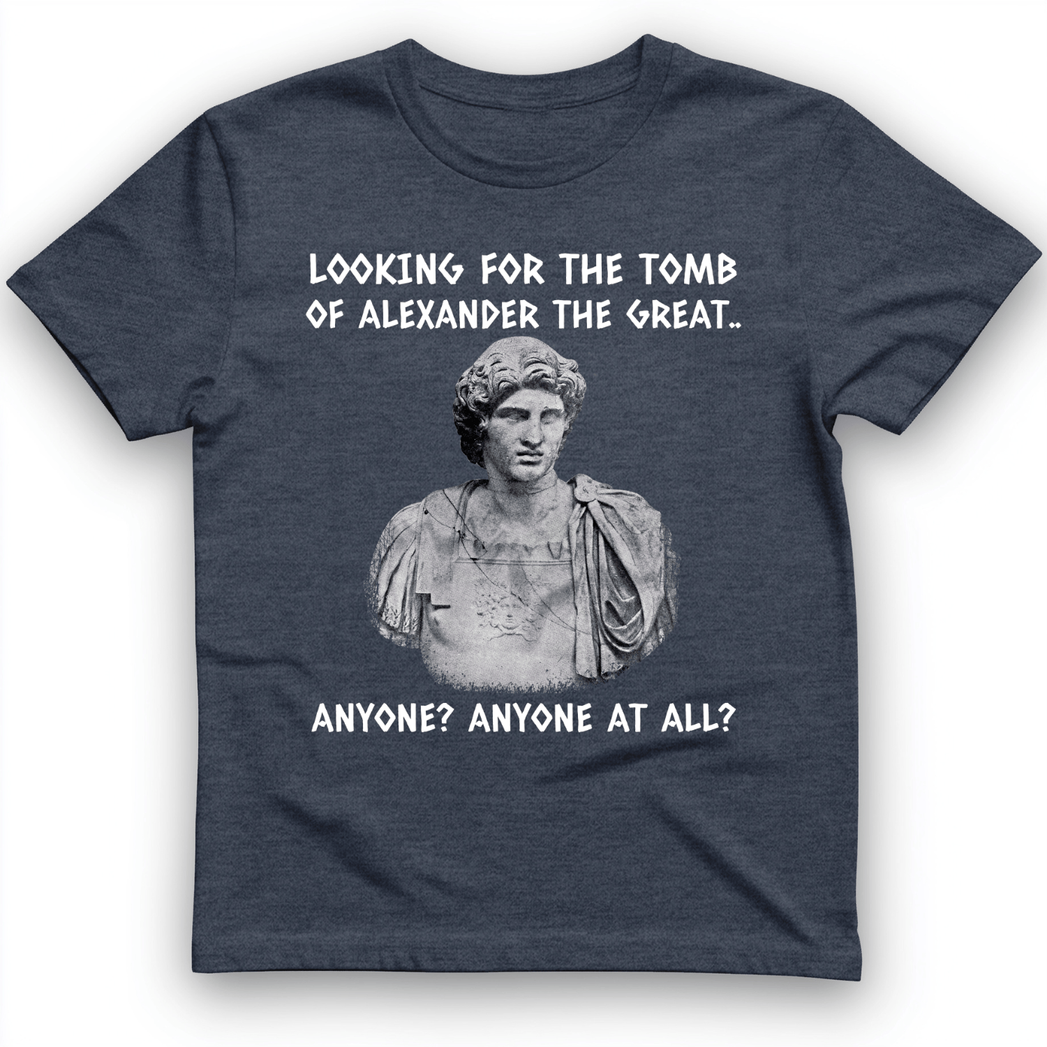 Tomb Of Alexander The Great T-Shirt Heather Navy / S