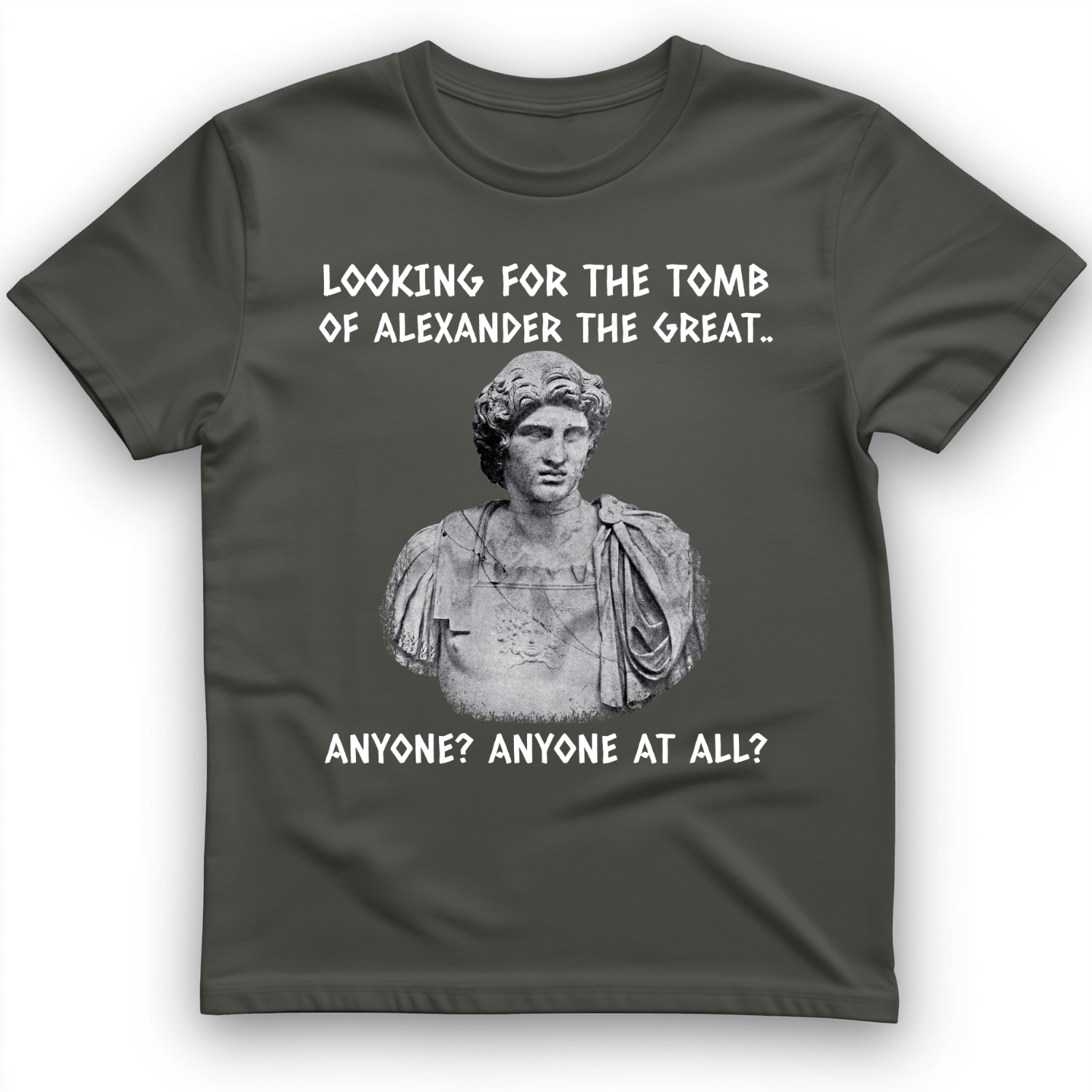 Tomb Of Alexander The Great T-Shirt Charcoal / S