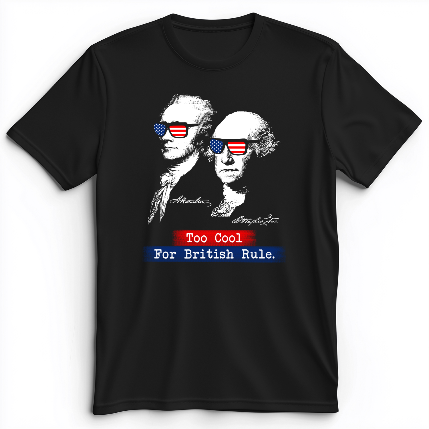 Too Cool For British Rule Premium Tee Black / S