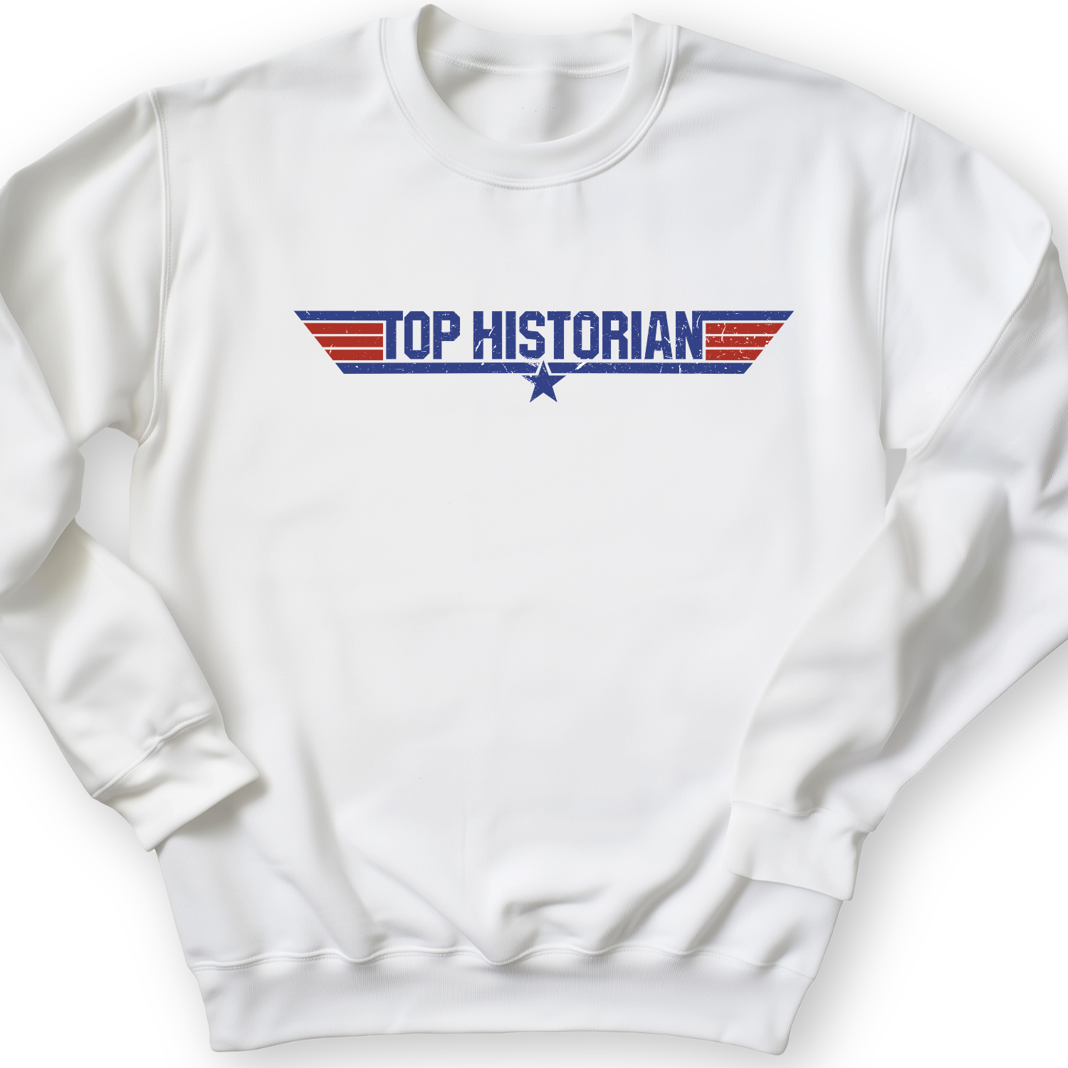 Top Historian Crewneck White / S