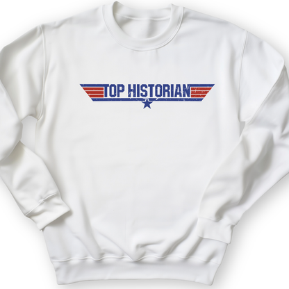 Top Historian Crewneck White / S
