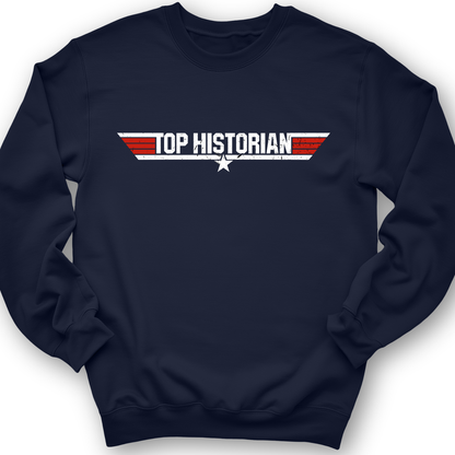 Top Historian Crewneck Navy / S