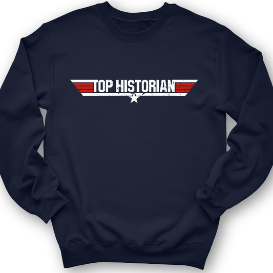 Top Historian Crewneck Navy / S