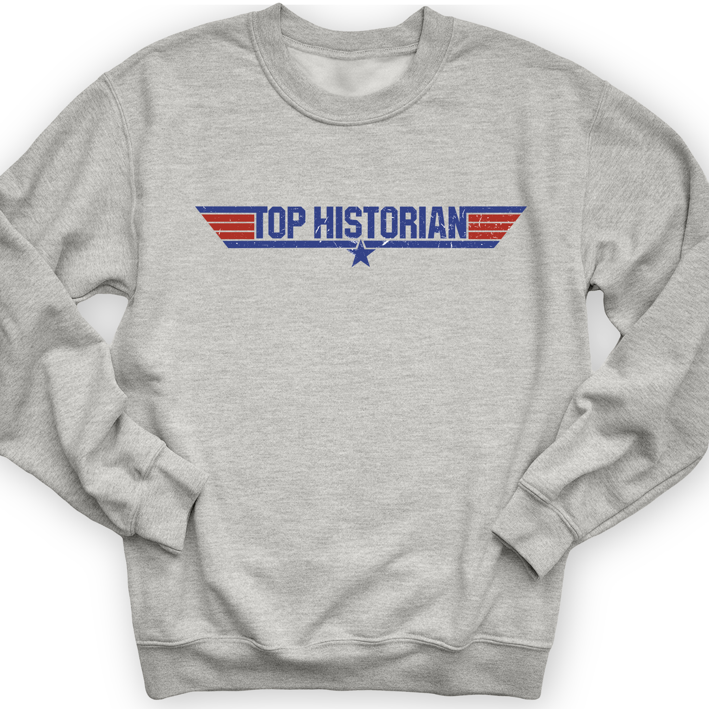 Top Historian Crewneck Sport Grey / S