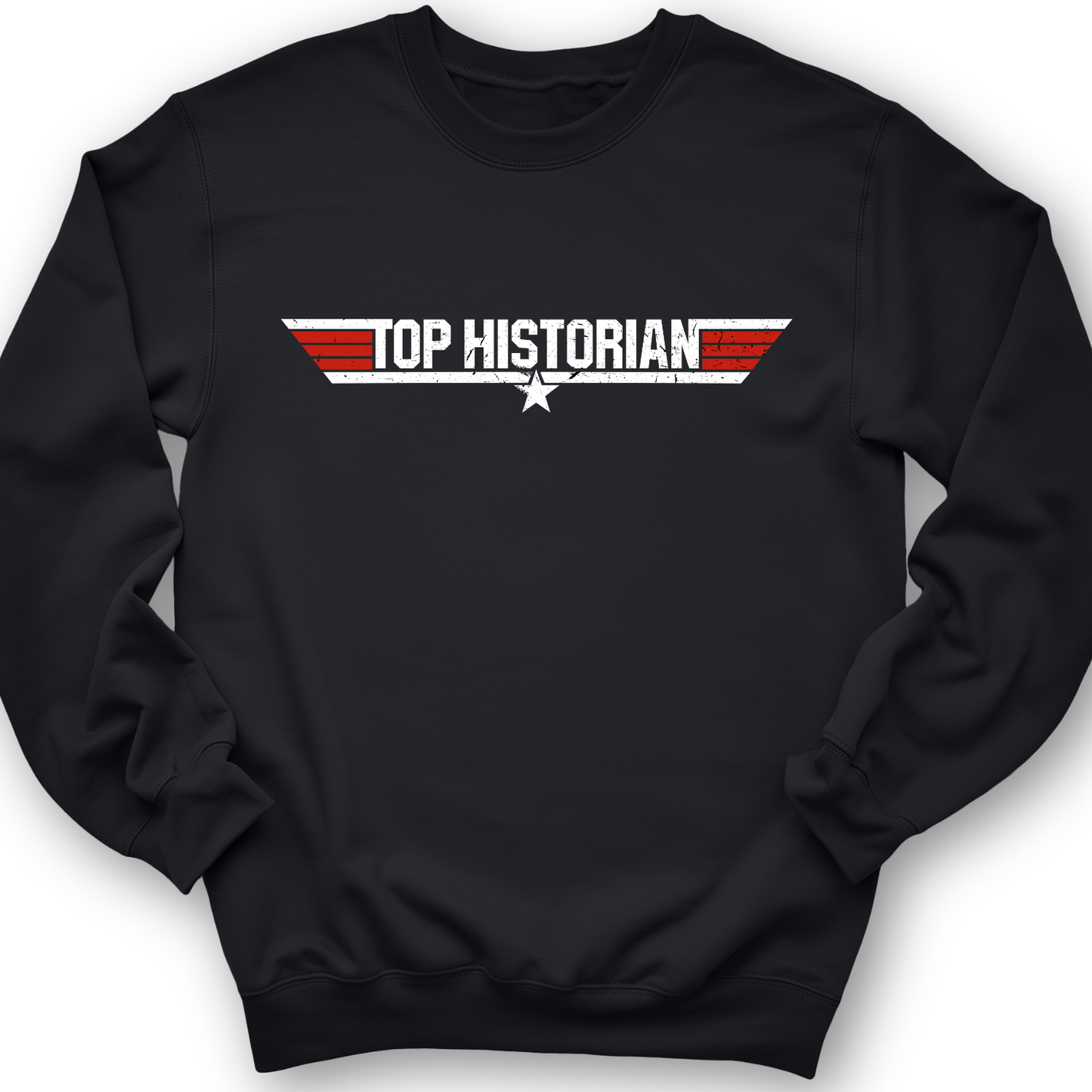 Top Historian Crewneck Black / S