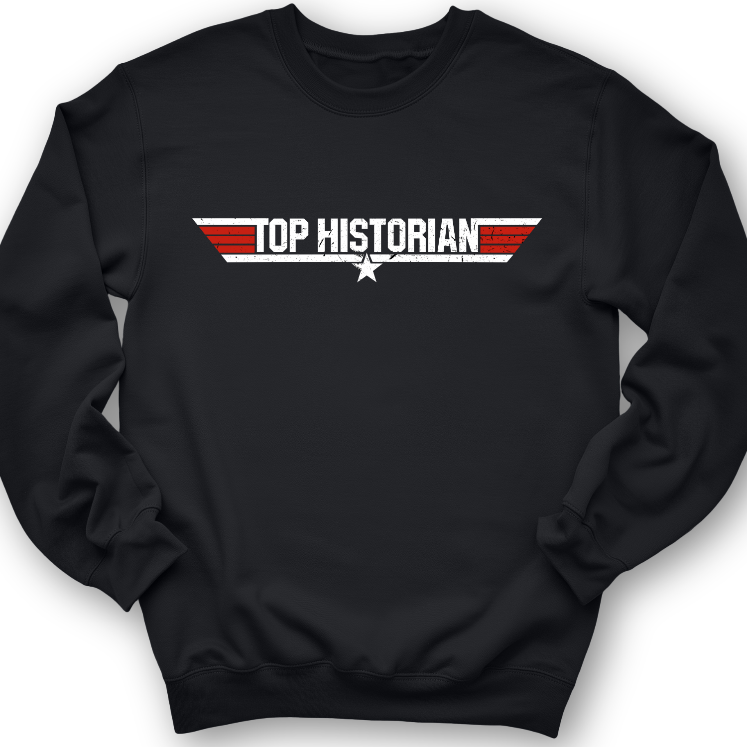 Top Historian Crewneck Black / S