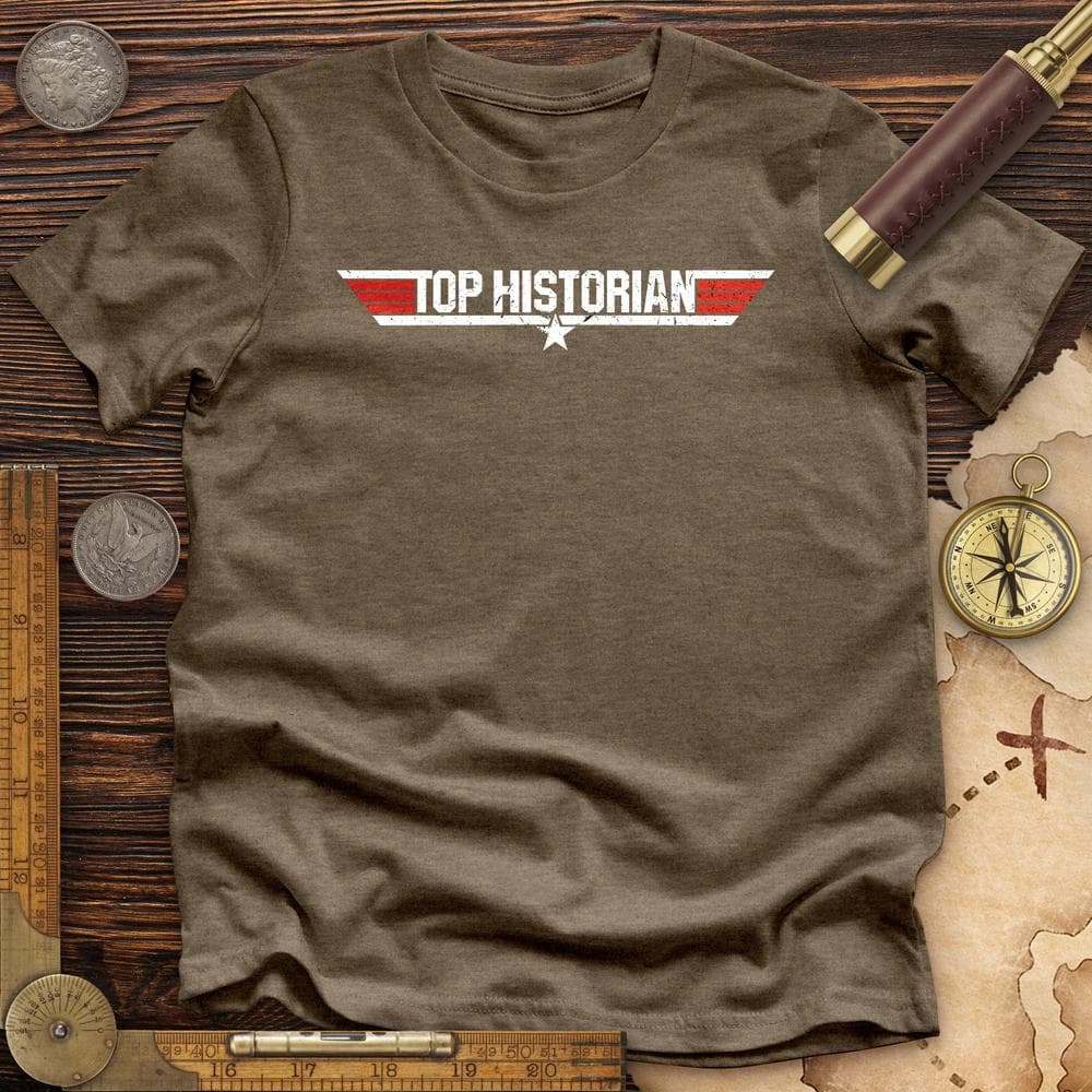 Top Historian Like Top Gun Premium Quality Tee