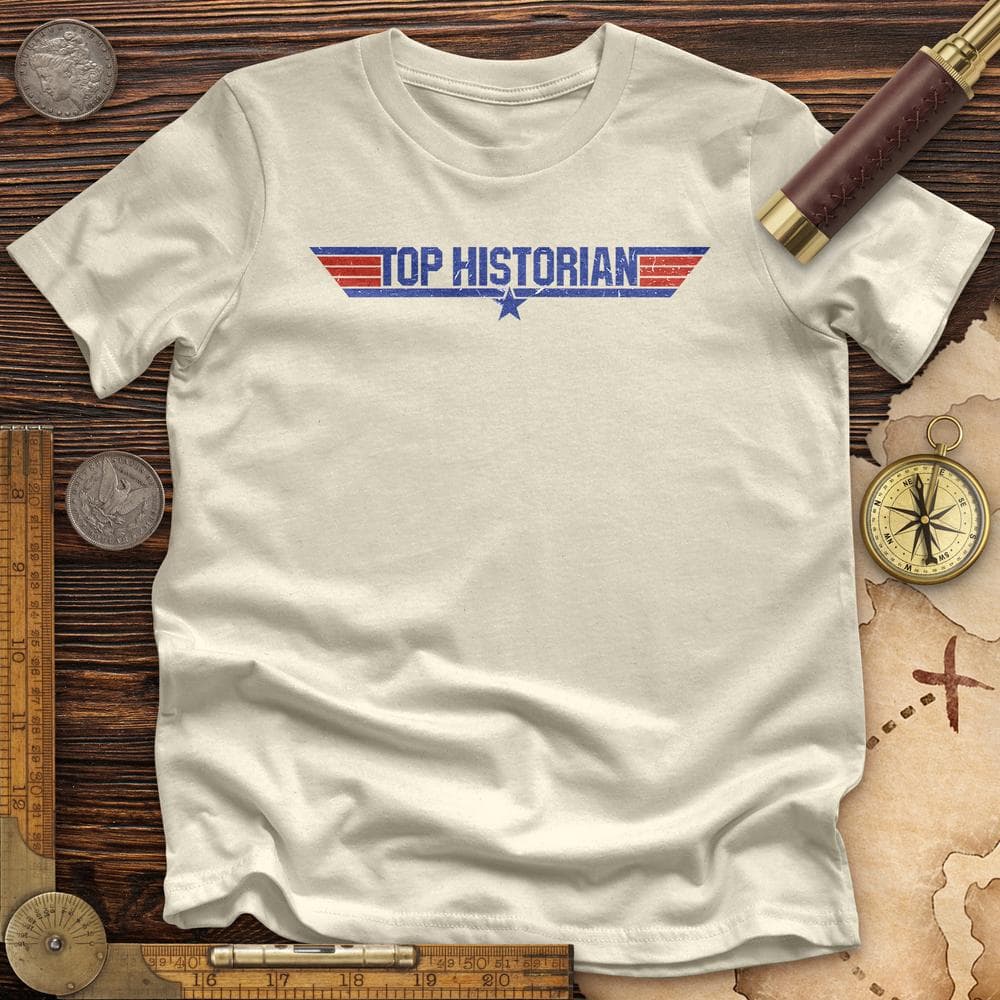 Top Historian Like Top Gun Premium Quality Tee