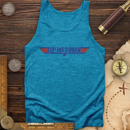 Top Historian Like Top Gun Tank Aqua TriBlend / XS