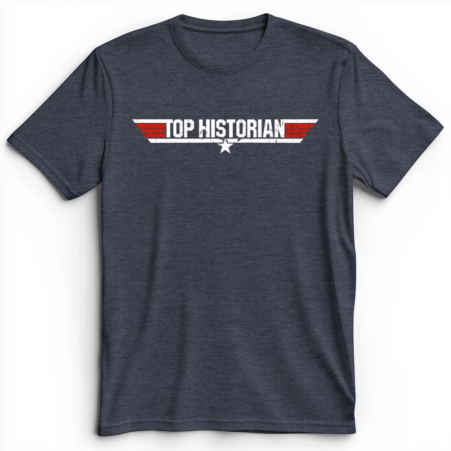 Top Historian Premium Tee Heather Navy / S