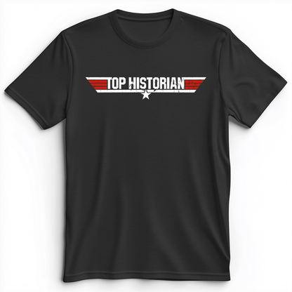 Top Historian Premium Tee Dark Grey Heather / S