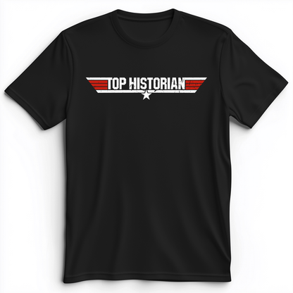 Top Historian Premium Tee Black / S