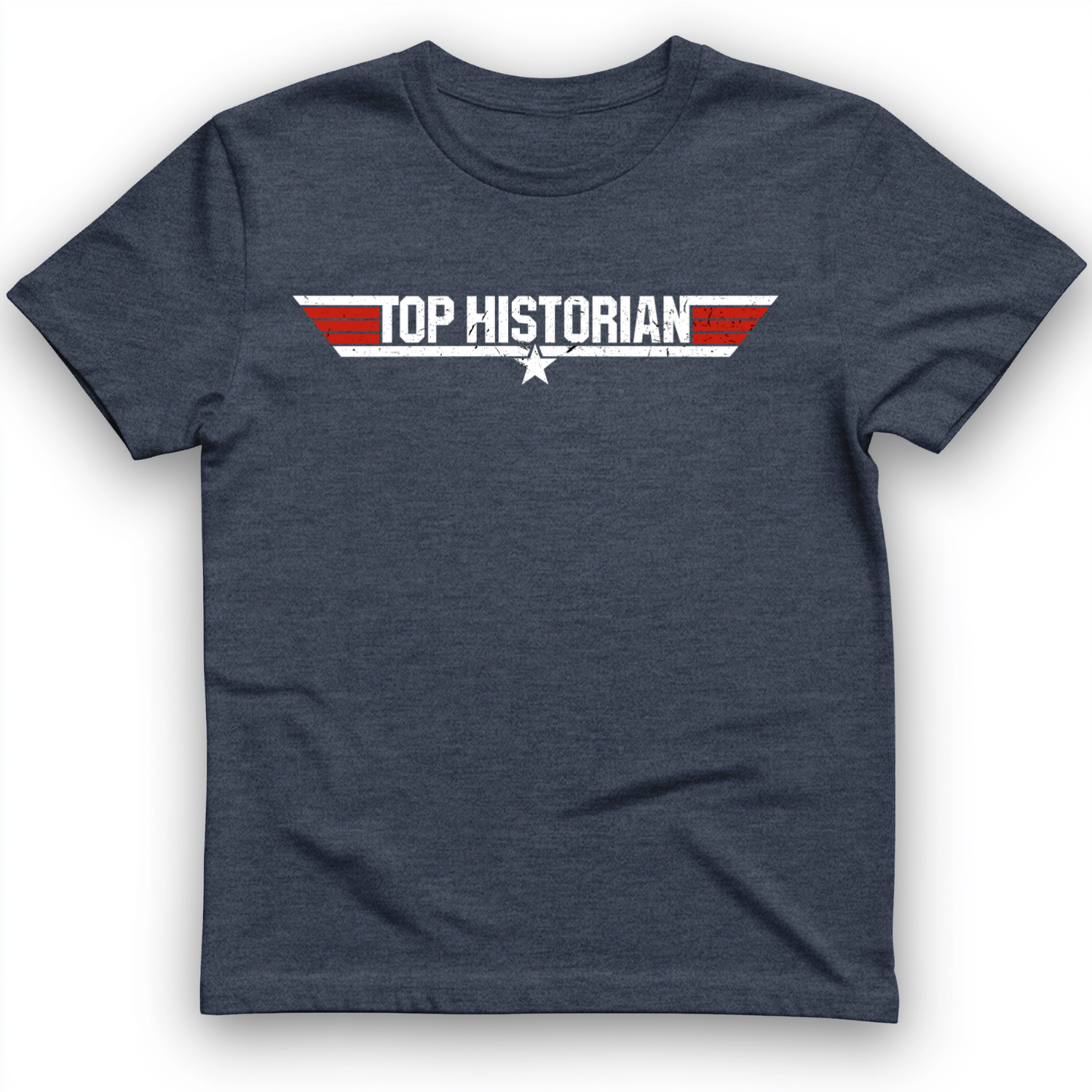 Top Historian T-Shirt Heather Navy / S