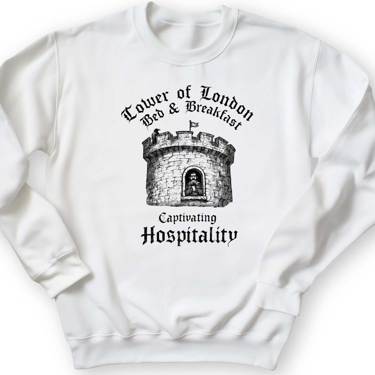 Tower of London Crewneck White / S