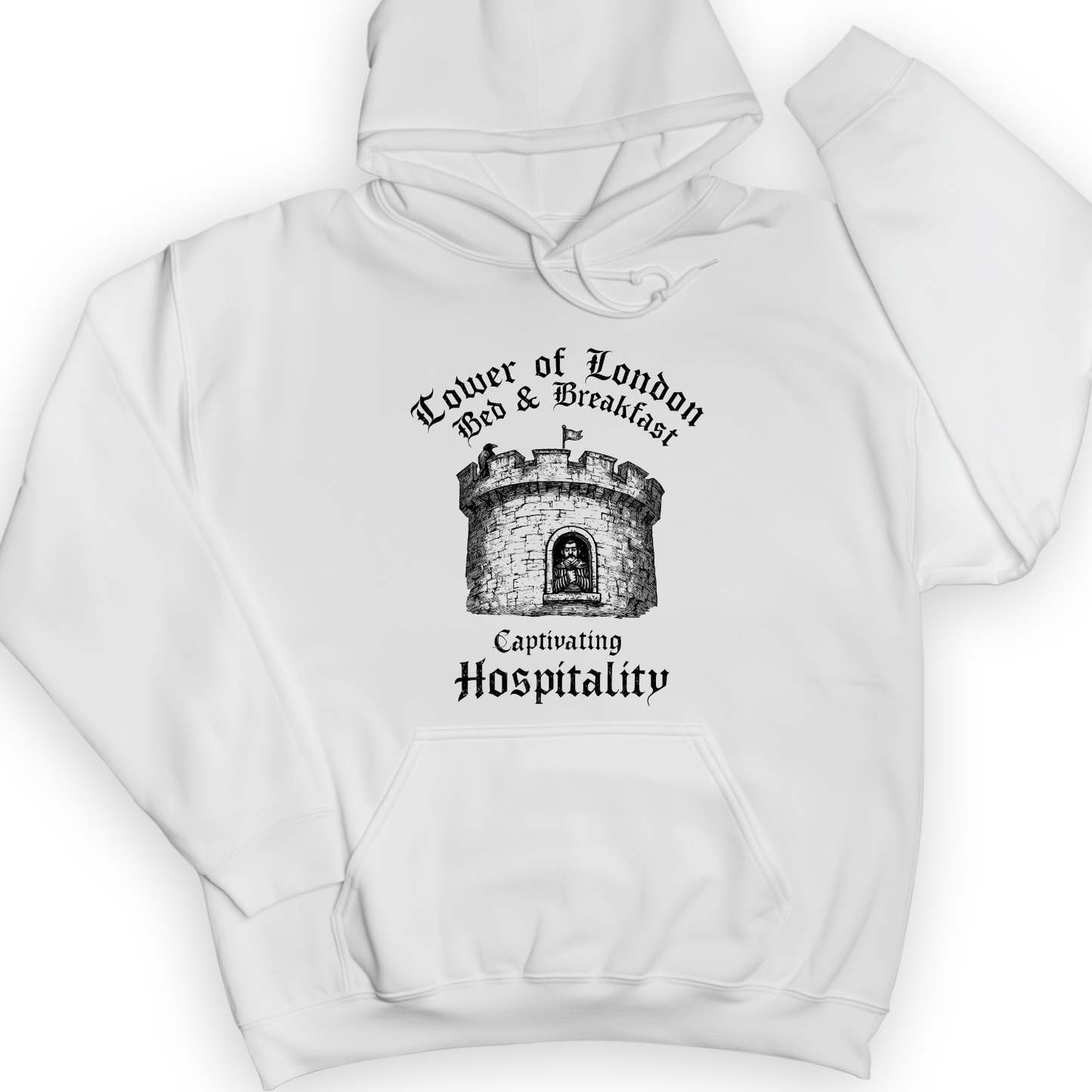 Tower of London Hoodie White / S