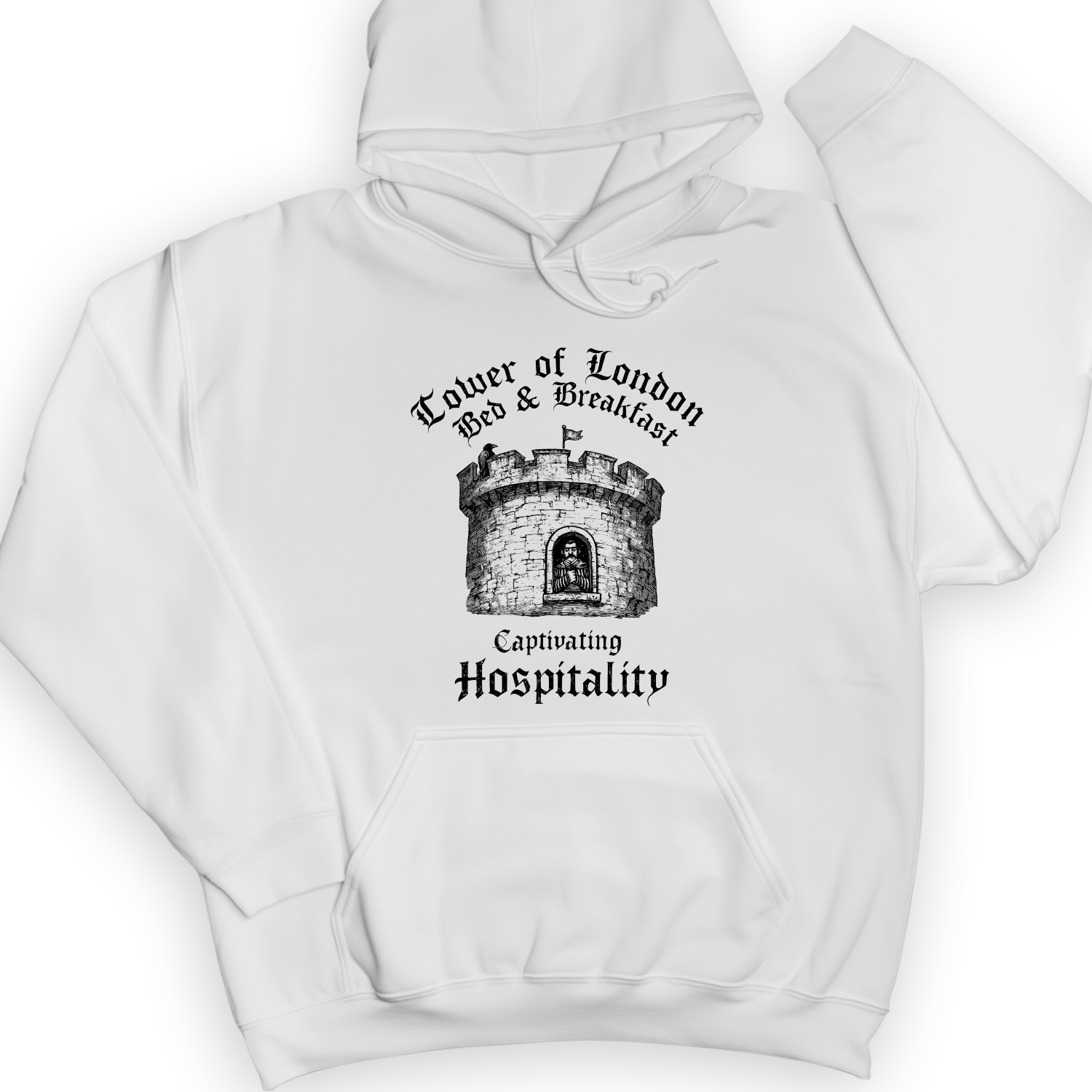 Tower of London Hoodie White / S