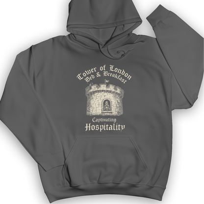 Tower of London Hoodie Charcoal / S