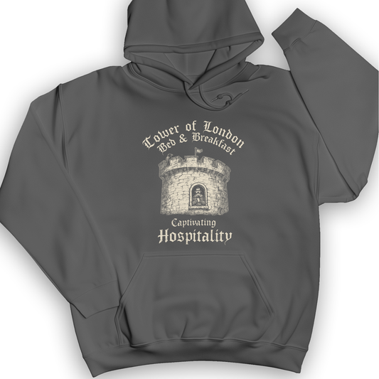 Tower of London Hoodie Charcoal / S