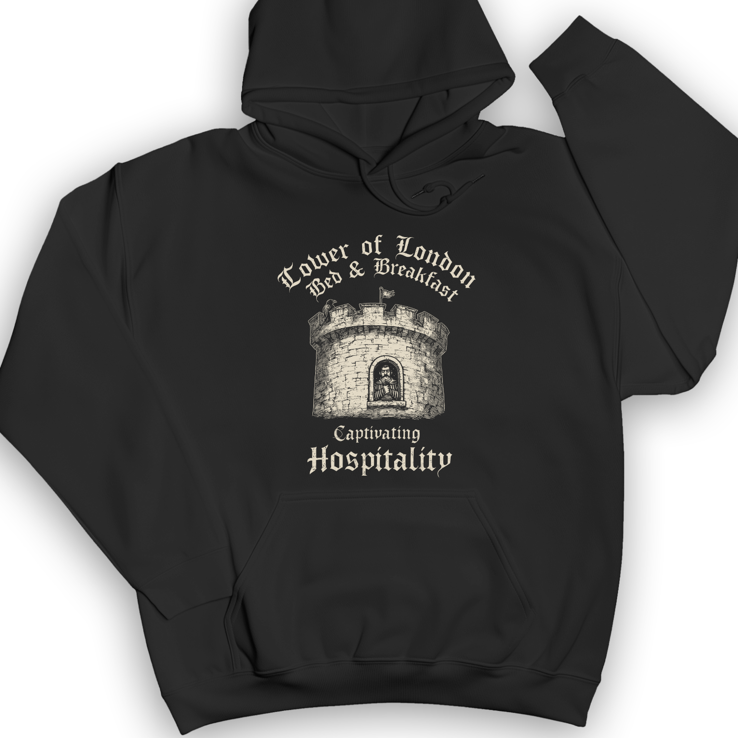Tower of London Hoodie Black / S