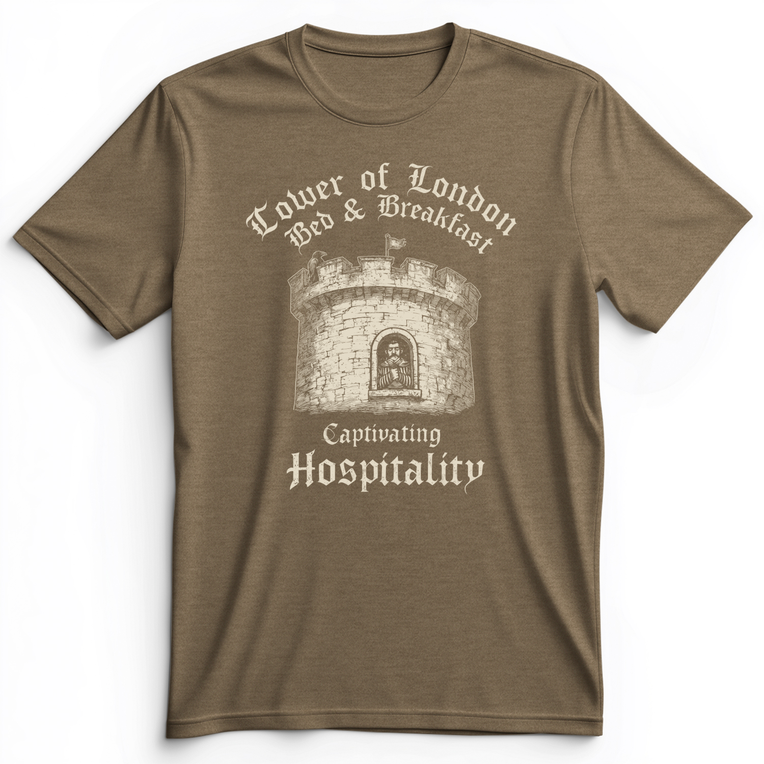 Tower of London Premium Tee Heather Olive / S