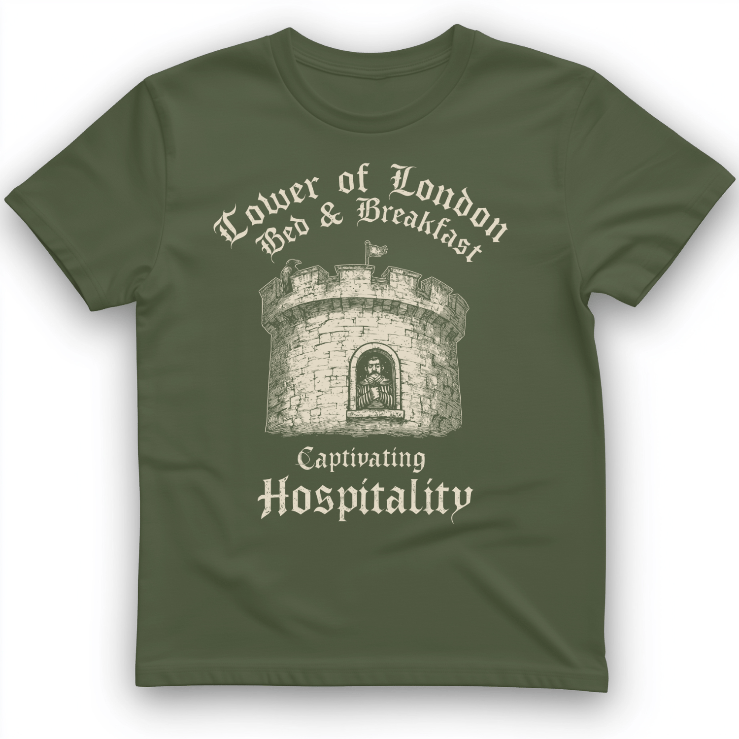 Tower of London T-Shirt Military Green / S