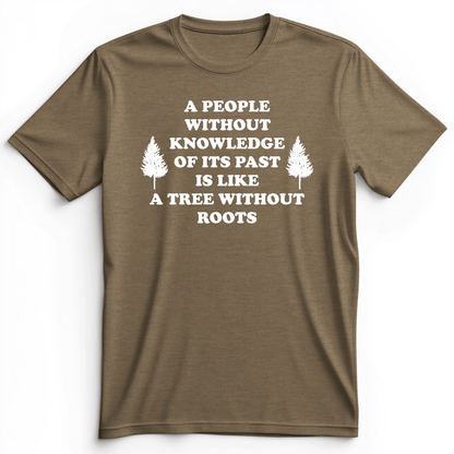 Tree Without Roots Premium Tee Heather Olive / S