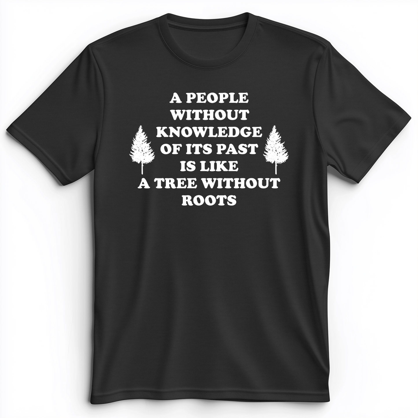 Tree Without Roots Premium Tee Dark Grey Heather / S