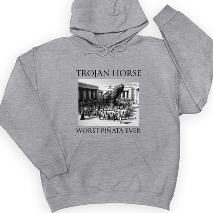 Trojan Horse Pinata Hoodie Sport Grey / S