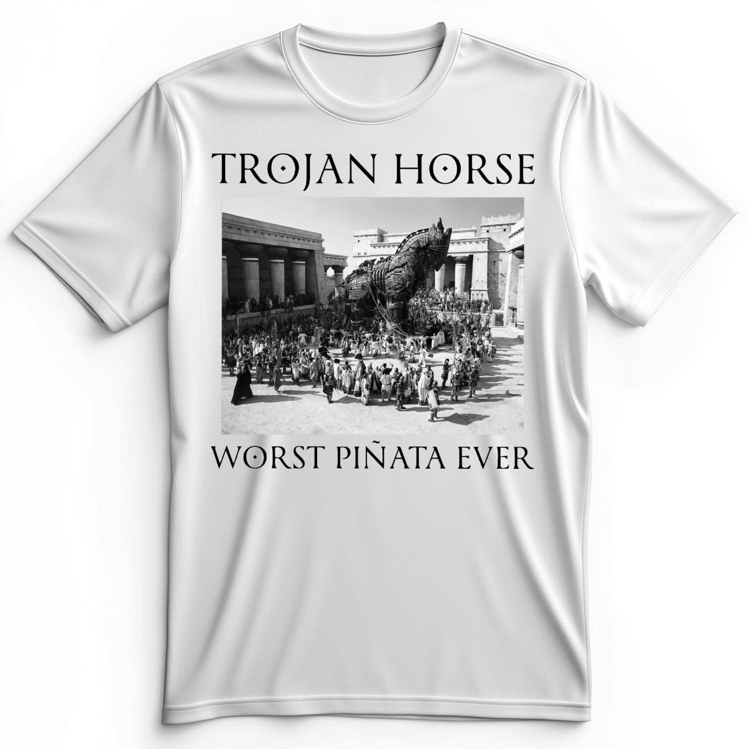 Trojan Horse Pinata Premium Tee White / S