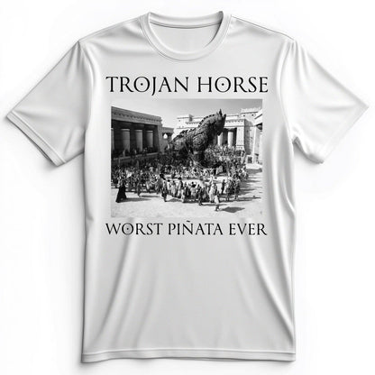 Trojan Horse Pinata Premium Tee White / S