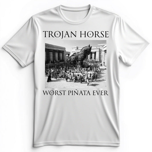 Trojan Horse Pinata Premium Tee White / S