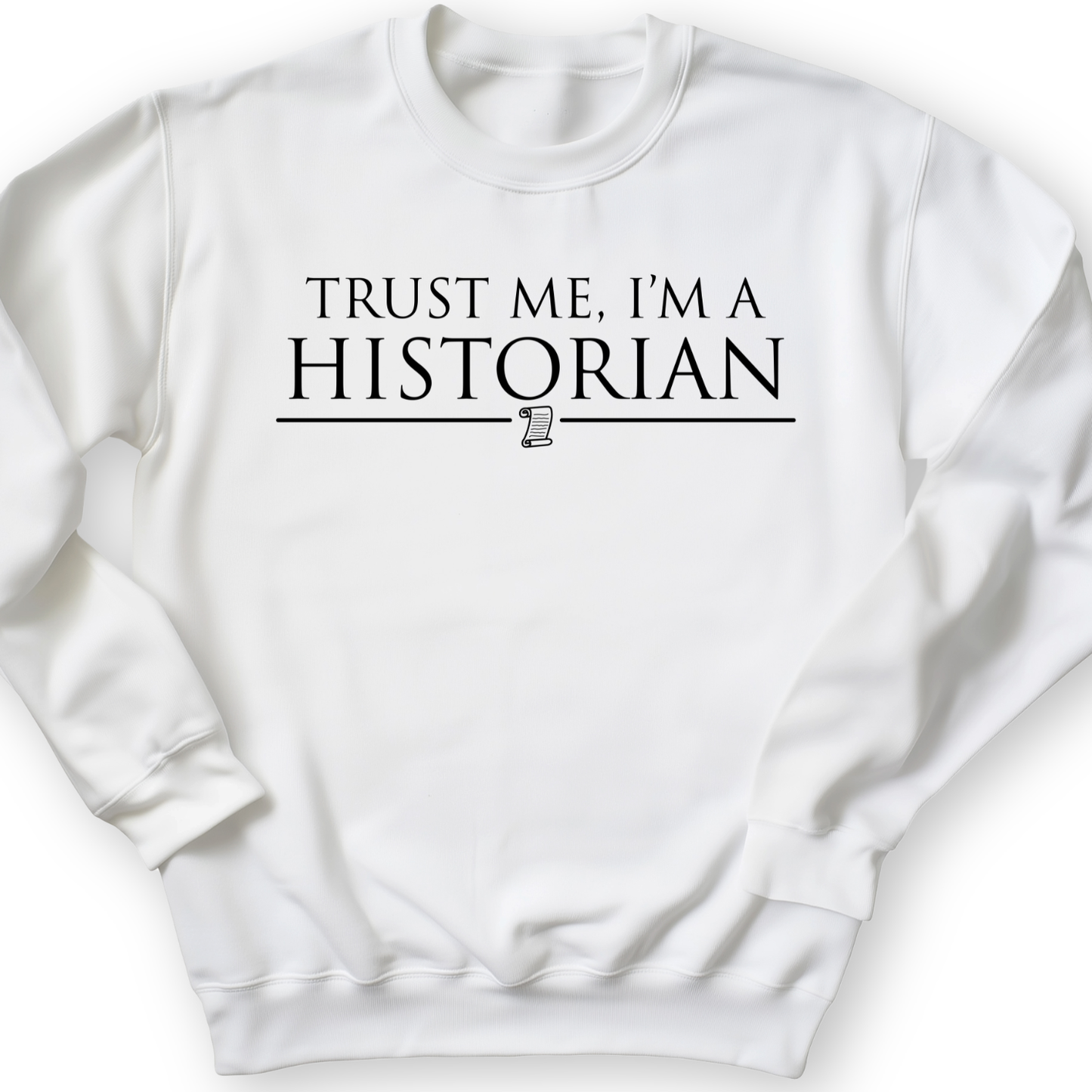 Trust Me Crewneck White / S