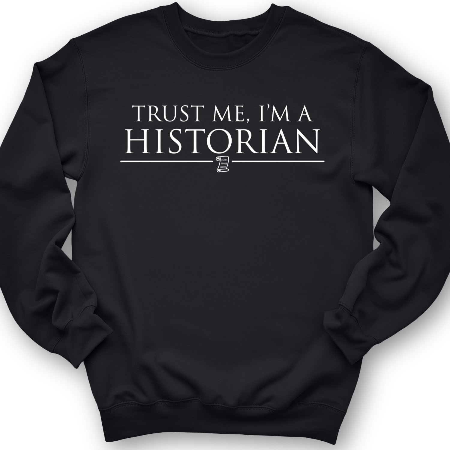Trust Me Crewneck Black / S