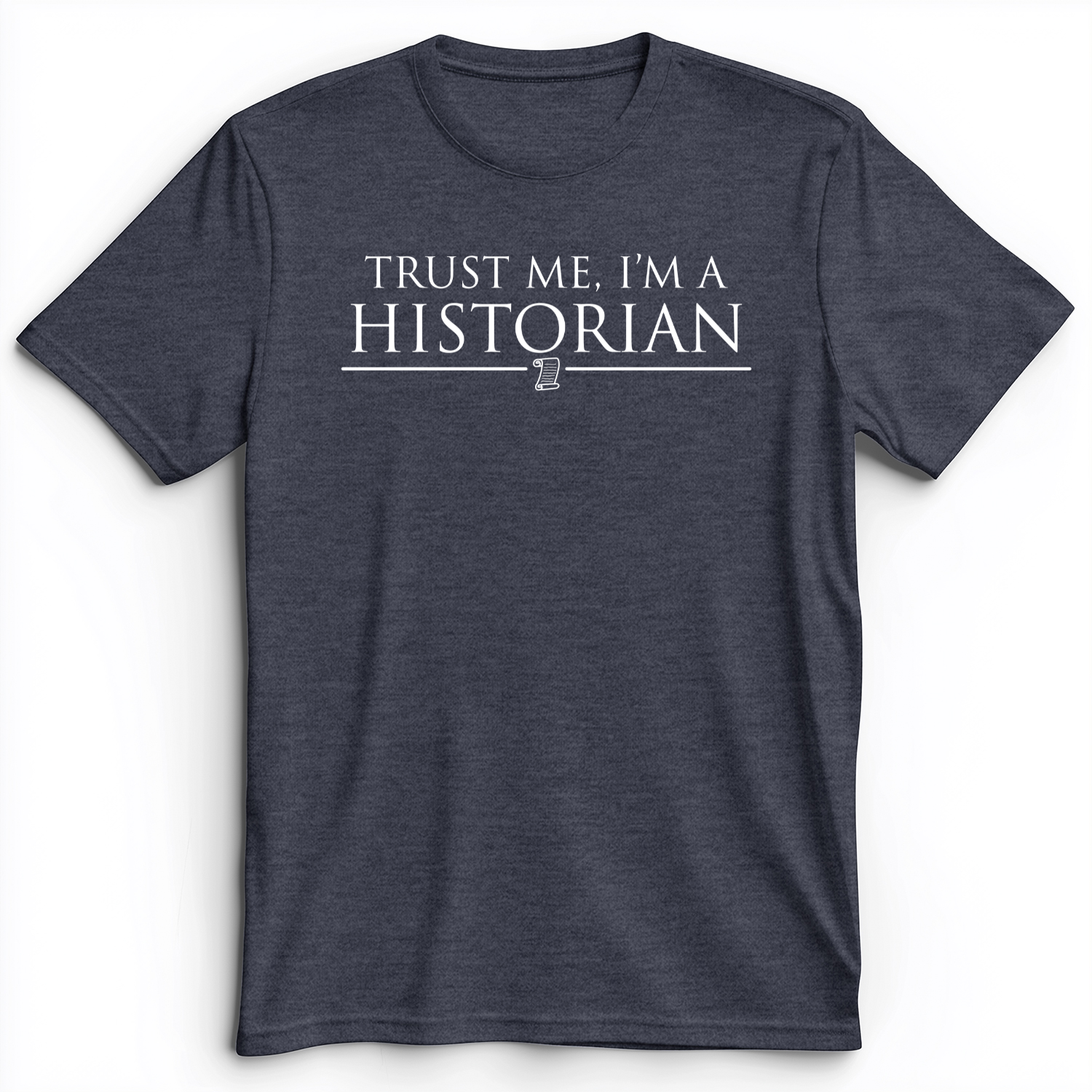 Trust Me Premium Tee Heather Navy / S
