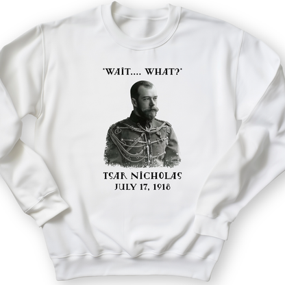 Tsar Nicholas II Crewneck White / S