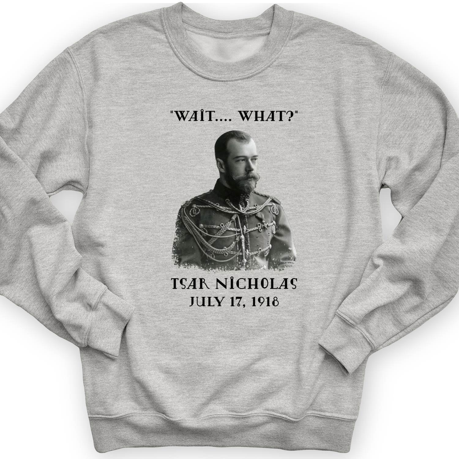 Tsar Nicholas II Crewneck Sport Grey / S