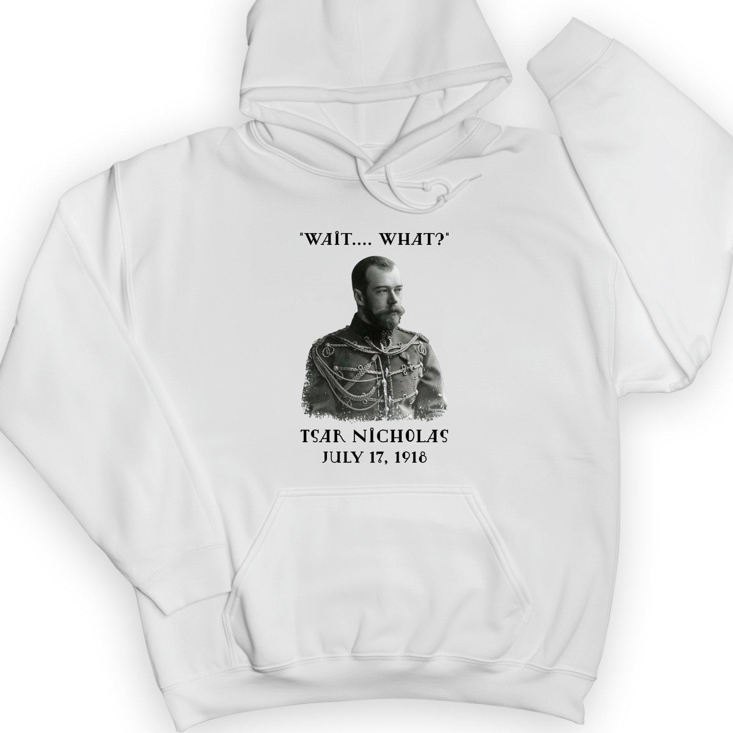 Tsar Nicholas II Hoodie White / S