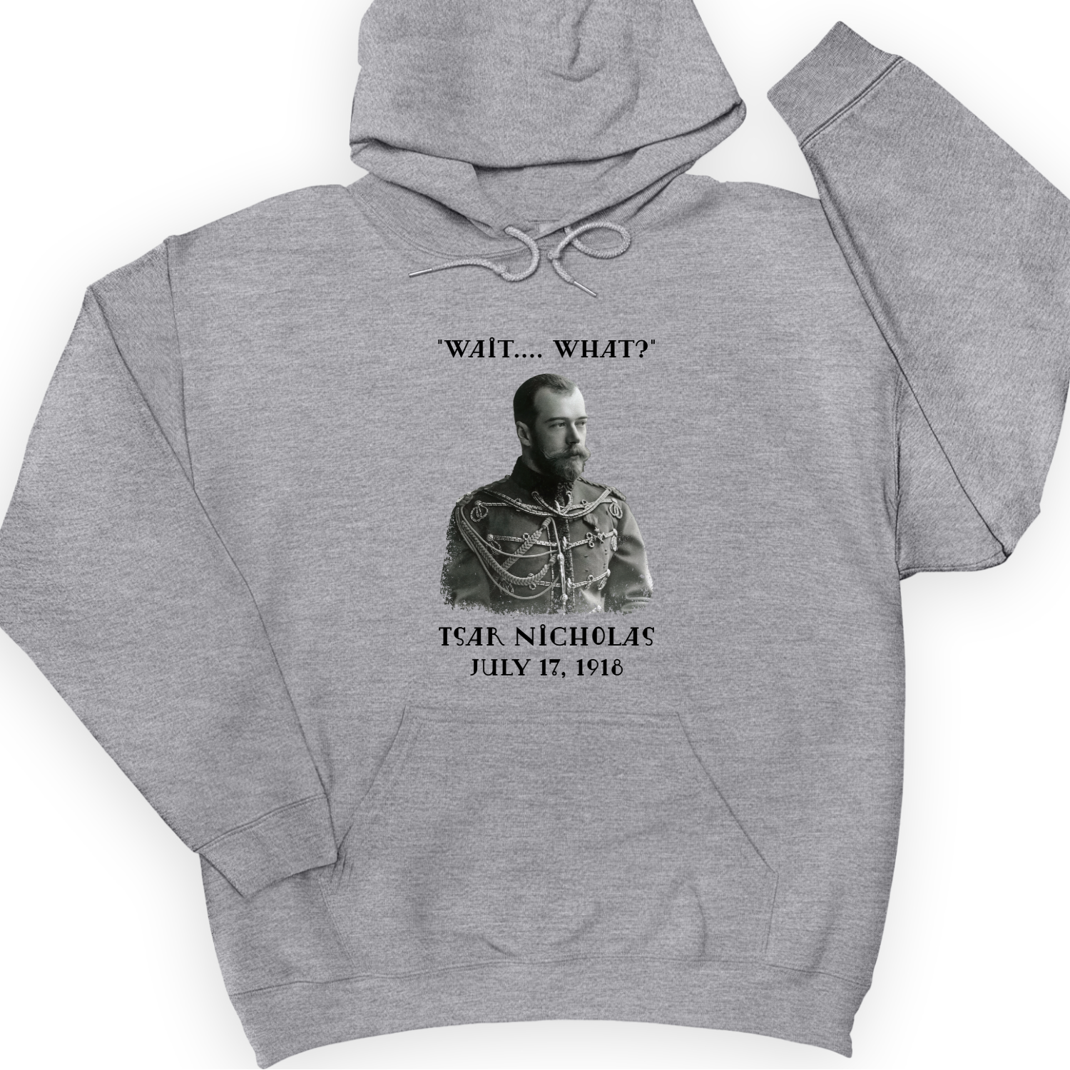 Tsar Nicholas II Hoodie Sport Grey / S