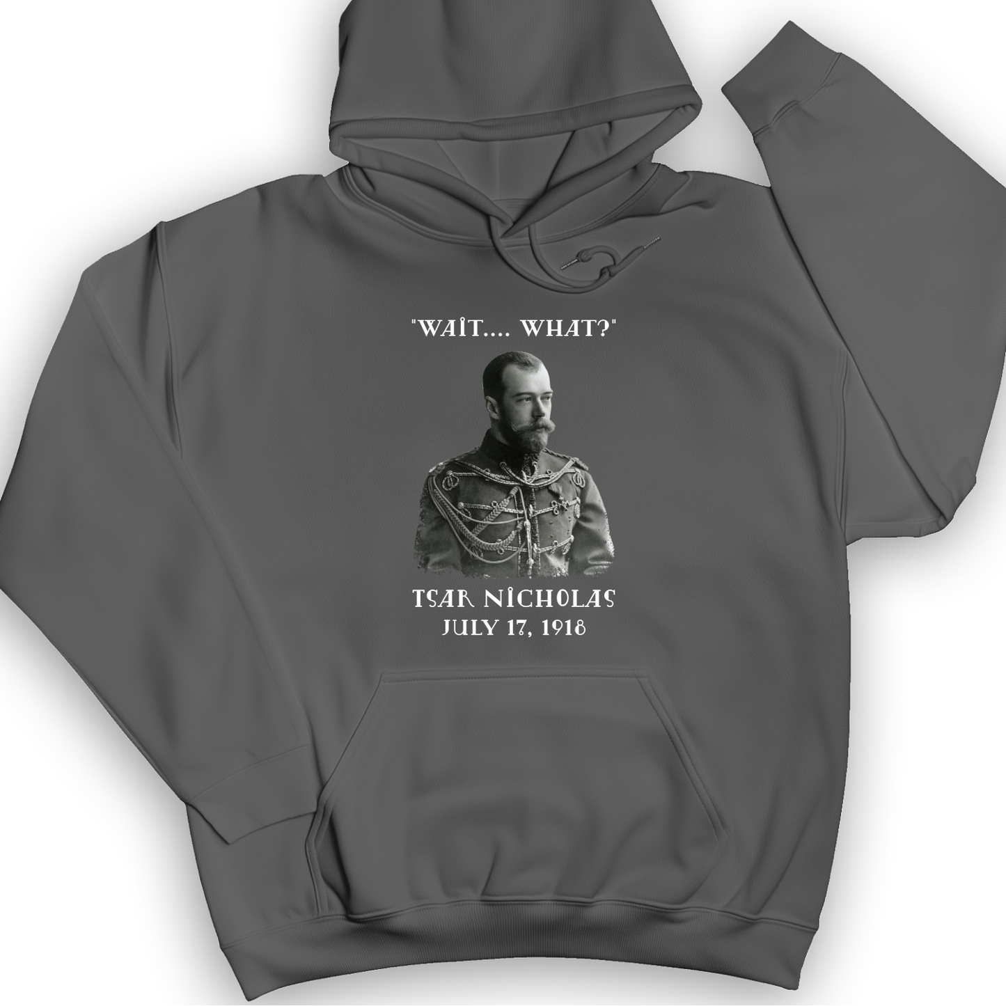 Tsar Nicholas II Hoodie Charcoal / S