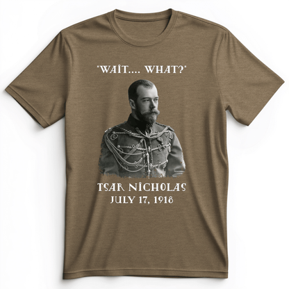 Tsar Nicholas II Premium Tee Heather Olive / S